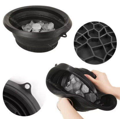 Facial Collapsible Ice Bath Silicone Bowl